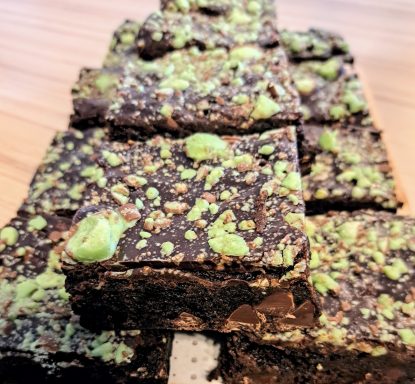 Mint Aero Brownies