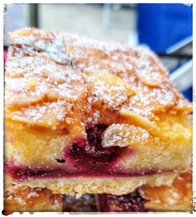 Raspberry Blondies