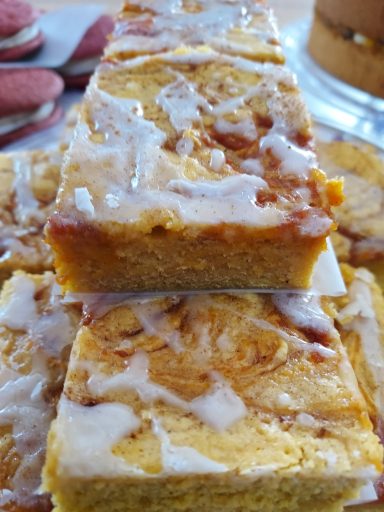 Pumpkin Spice Blondies