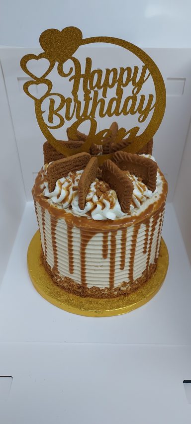 Biscoff Birthday Cake